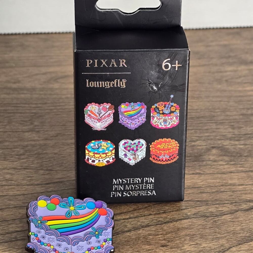 Loungefly Disney Pixar Cakes Inside Out pin New